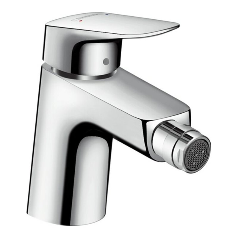 hansgrohe Bidet-Einhebelmischer 70 Logis mit Zugstangen-Ablaufgarnitur, chrom