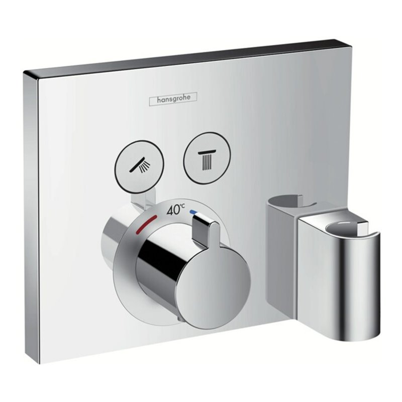 hansgrohe Fertigmontageset ShowerSelect UP-THM, 2 Verb, m SA u. Brauseha., chr