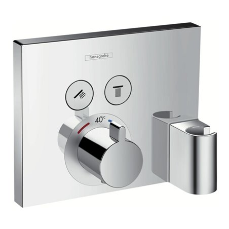 hansgrohe Fertigmontageset ShowerSelect UP-THM, 2 Verb, m SA u. Brauseha., chr