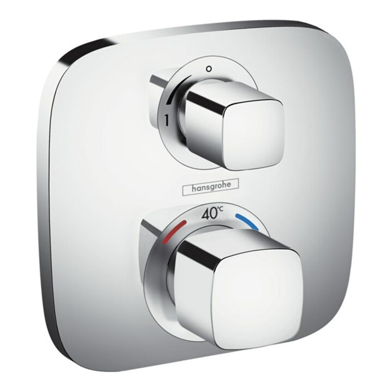 hansgrohe Fertigmontageset Ecostat E 1 Verbraucher, UP-Thermostat, chrom