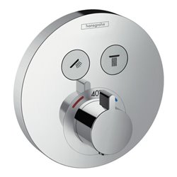 hansgrohe Fertigset ShowerSelect S UP-Thermostat, 2 Verbraucher, chrom