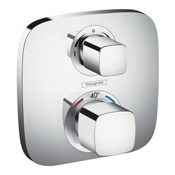 hansgrohe Fertigmontageset Ecostat E 2 Verbraucher, UP-Thermostat, chrom