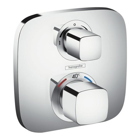 hansgrohe Fertigmontageset Ecostat E 2 Verbraucher, UP-Thermostat, chrom