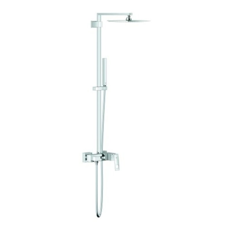 Grohe Duschsystem Euphoria Cube 230 m AP-Brause-Einhebelmischer, A 40cm, Wandmont., chr
