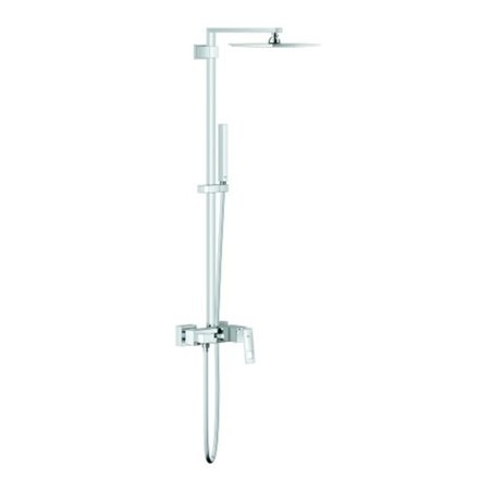 Grohe Duschsystem Euphoria Cube 230 m AP-Brause-Einhebelmischer, A 40cm, Wandmont., chr