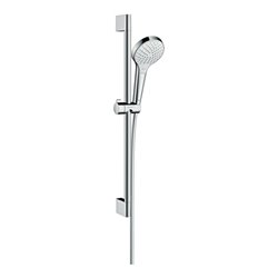 hansgrohe Brause-Set Croma Select S Vario 669mm Brausestange, weiß/chrom