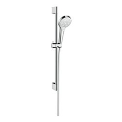 hansgrohe Brause-Set Croma Select S Multi 669mm Brausestange, weiß/chrom