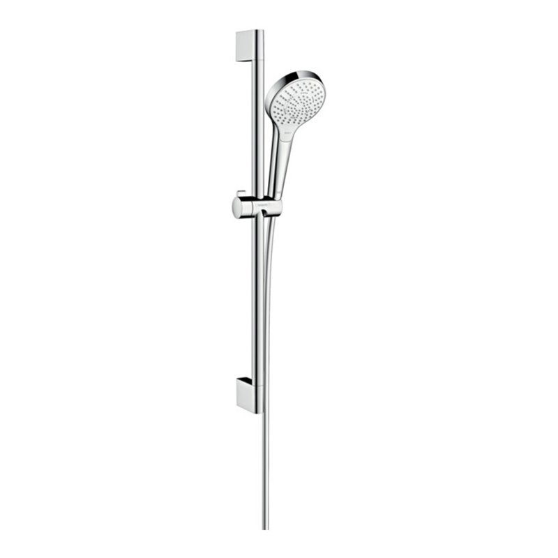 hansgrohe Brause-Set Croma Select S Multi 669mm Brausestange, weiß/chrom