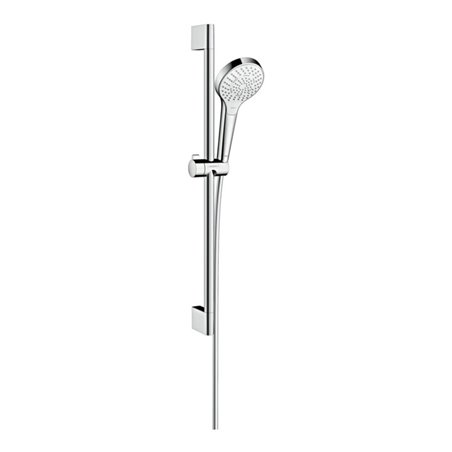 hansgrohe Brause-Set Croma Select S Multi 669mm Brausestange, weiß/chrom
