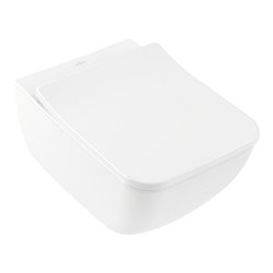 V&B Wand-WC, Tiefspüler VENTICELLO 37,5x56cm, D-Flush, spülrandlos, weiß