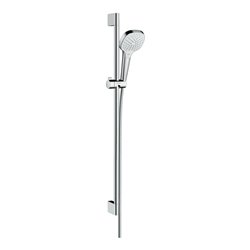 hansgrohe B-S Croma Sel. E Var. EcoSm. 959mm Brausestange, 9 l/min, weiß/chrom