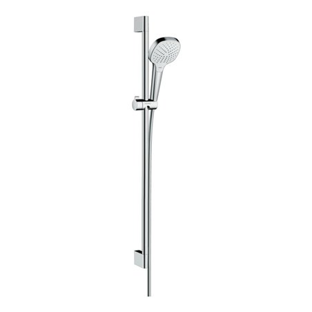 hansgrohe B-S Croma Sel. E Var. EcoSm. 959mm Brausestange, 9 l/min, weiß/chrom