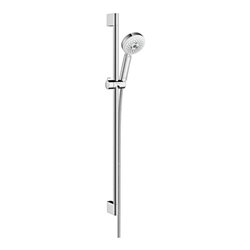 hansgrohe Brauseset CROMETTA 100 MULTI Brausestange Unica´Croma 900 mm weiß/chrom
