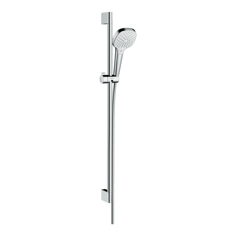 hansgrohe Brause-Set Croma Select E Vario 959mm Brausestange, chrom/weiß