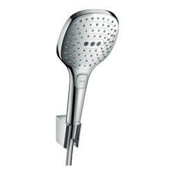 hansgrohe Halter Raindance Sel. E 120 120mm Kopf, 3jet, 1600mm Schlauch, chrom