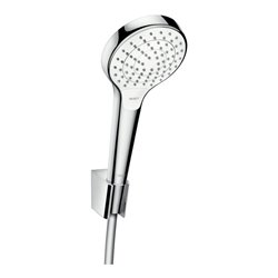 hansgrohe Brausehalter-Set Croma Sel. S Vario 1250mm Brauseschlauch, weiß/chrom