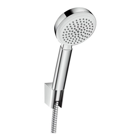 hansgrohe Brauseset CROMETTA 100 1jet Metaflex Brauseschlauch 1250 mm weiß/chrom