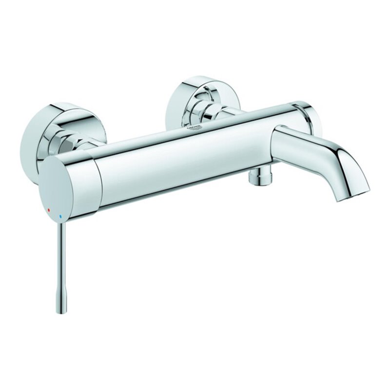 Grohe Einhand-Wannenbatterie ESSENCE DN 15, Wandmontage chrom