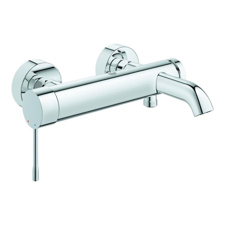 Grohe Einhand-Wannenbatterie ESSENCE DN 15, Wandmontage chrom