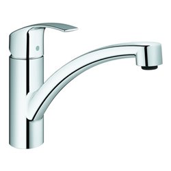 Grohe Einhand-Spültischbatterie EUROSMART DN 15, flacher Auslauf chrom