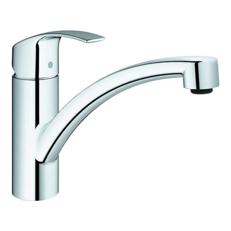 Grohe Einhand-Spültischbatterie EUROSMART DN 15, flacher Auslauf chrom