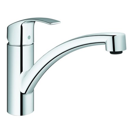 Grohe Einhand-Spültischbatterie EUROSMART DN 15, flacher Auslauf chrom