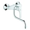 Grohe Einhand-Spültischbatterie EUROSMART DN 15, Wandmontage, Ausladung 217 mm chrom