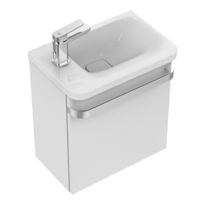 Ideal Standard Handwaschbecken TONIC II 460 x 310 mm, Ablage links weiß