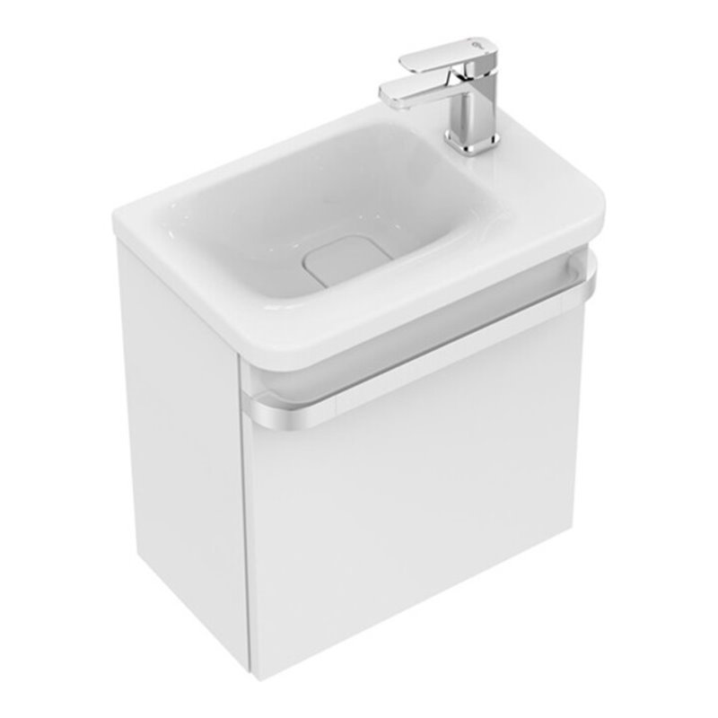 Ideal Standard Handwaschbecken TONIC II 460 x 310 mm, Ablage rechts weiß