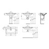 Ideal Standard Möbelwaschtisch TONIC II 815 x 490 mm weiß