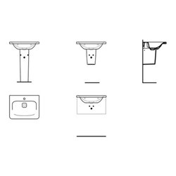 Ideal Standard Möbelwaschtisch TONIC II 615 x 490 mm weiß