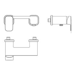 Ideal Standard Einhebel-Brausearmatur TONIC II AP chrom