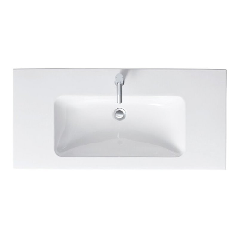 Duravit Möbelwaschtisch Me by Starck 103x49cm, we, m HL, ÜL, Hahnlochbank