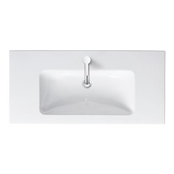 Duravit Möbelwaschtisch Me by Starck 103x49cm, we, m HL, ÜL, Hahnlochbank