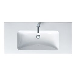 Duravit Möbelwaschtisch Me by Starck 103x49cm, we, m HL, ÜL, Hahnlochbank
