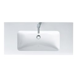 Duravit Möbelwaschtisch Me by Starck 103x49cm, we, m HL, ÜL, Hahnlochbank