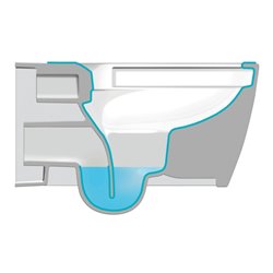 Duravit Wand-WC, Tiefspüler Me by Starck 37x57cm, 4,5 l, Rimless, weiß