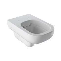 Geberit Tiefspül-WC SMYLE spülrandlos, wandhängend, 6 l weiß