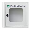 Pavoy Defibrillator-Wandschrank, 400x400x220 mm, Drehverschluss, RAL 9010