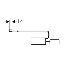 Geberit LED-Lichtleiste 53,5cm, max. 4,5 W, 504 Lumen