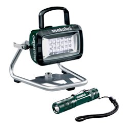 Metabo Set Akku-Baustrahler BSA 14.4-18 LED mit Taschenlampe