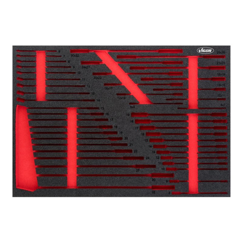 VIGOR Weichschaum-Einlage leer V6724-L