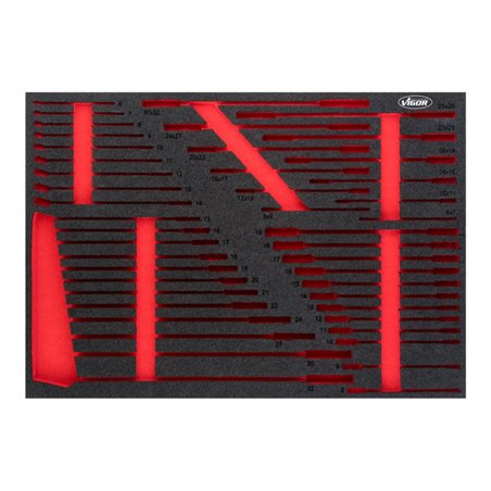 VIGOR Weichschaum-Einlage leer V6724-L