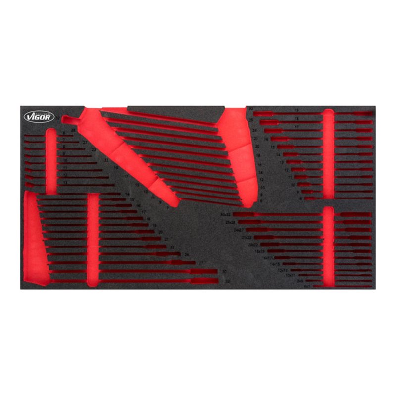 VIGOR Weichschaum-Einlage leer V6650-L