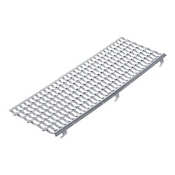 Laubfanggitter B.100-150mm L.1m grau PROTEKTOR