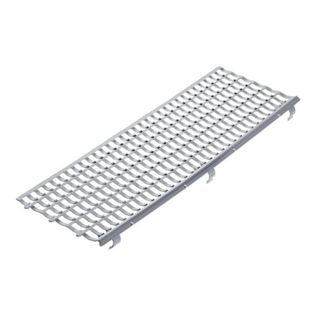 Laubfanggitter B.100-150mm L.1m grau PROTEKTOR