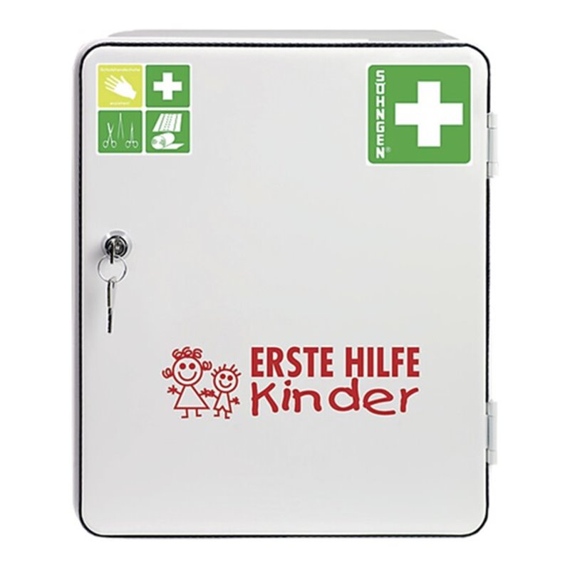 Verbandschrank KINDERGARTEN B302xH362xT140ca.mm weiß 1-türig SÖHNGEN