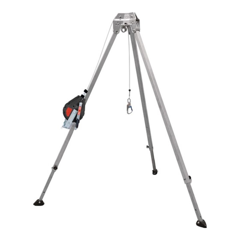 Dreibaum m.Höhensicherungsgerät EN 795b PSA III 19,0kg Alu.MAS