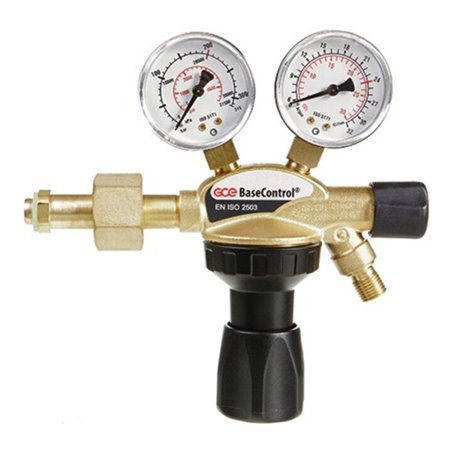 Flaschendruckminderer BaseControl Argon/CO₂ 200bar m.Ventil 24l/min GCE RHÖNA