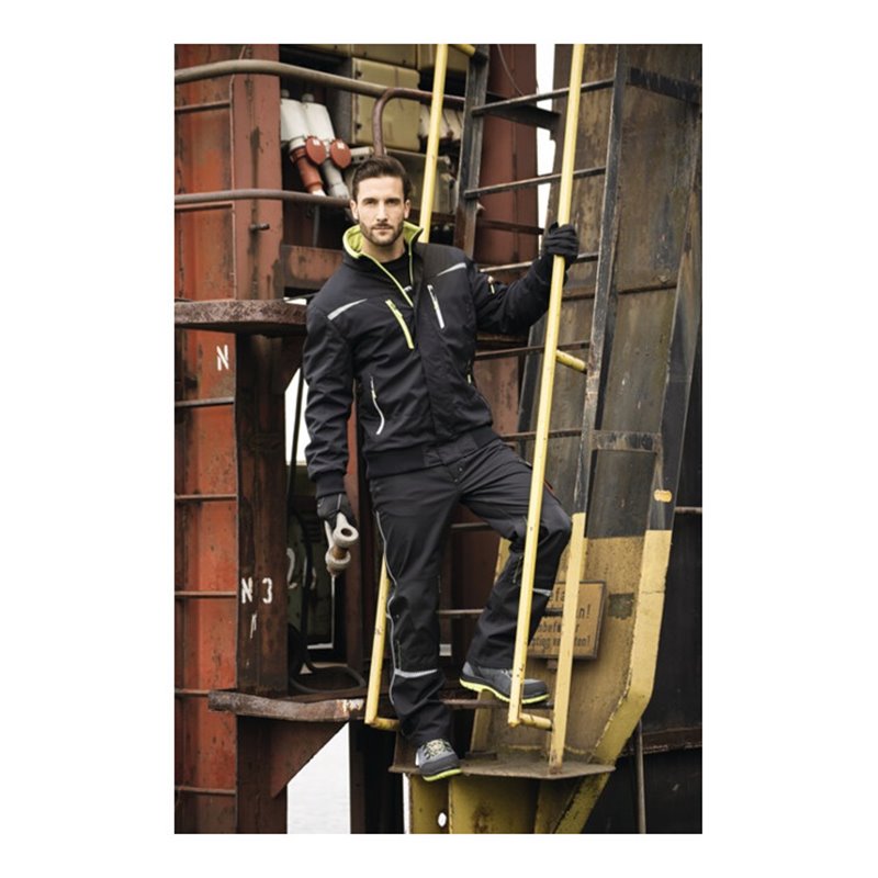 Pilotenjacke Terrax Workwear Gr.XL schwarz/limette TERRAX